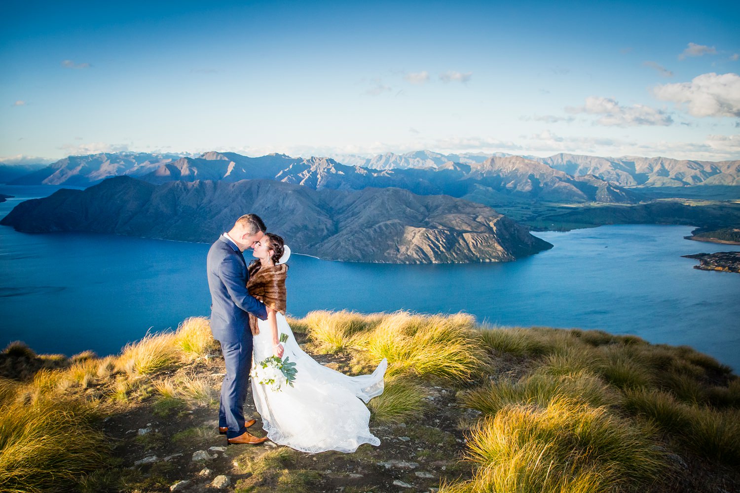 Helicopter wedding photography in Wanaka. | #sayidoinwanaka