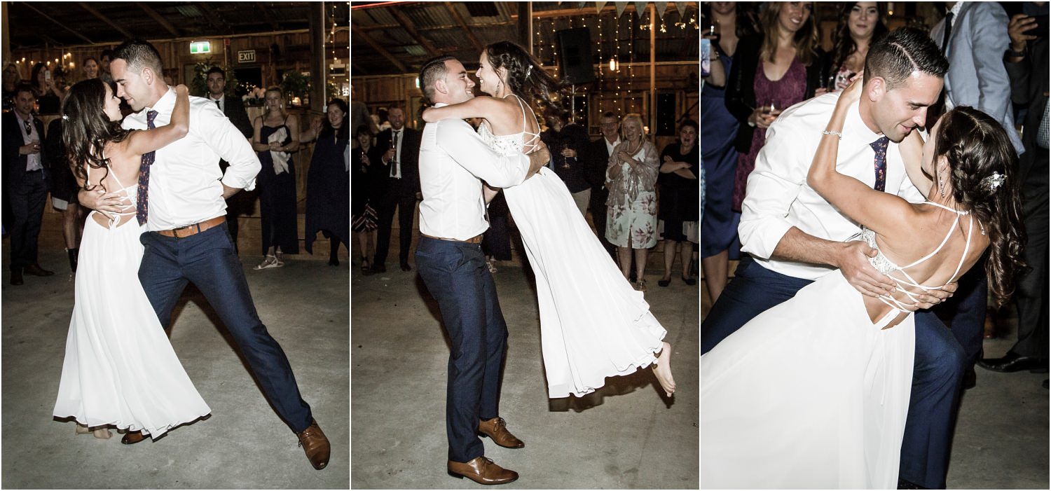 First dance | Glendhu woolshed wedding venue | Wanaka Wedding Photography by Fluidphoto