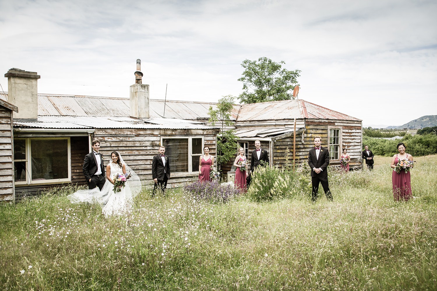 Wanaka wedding Rachel and Dan Rustic farm hpuse