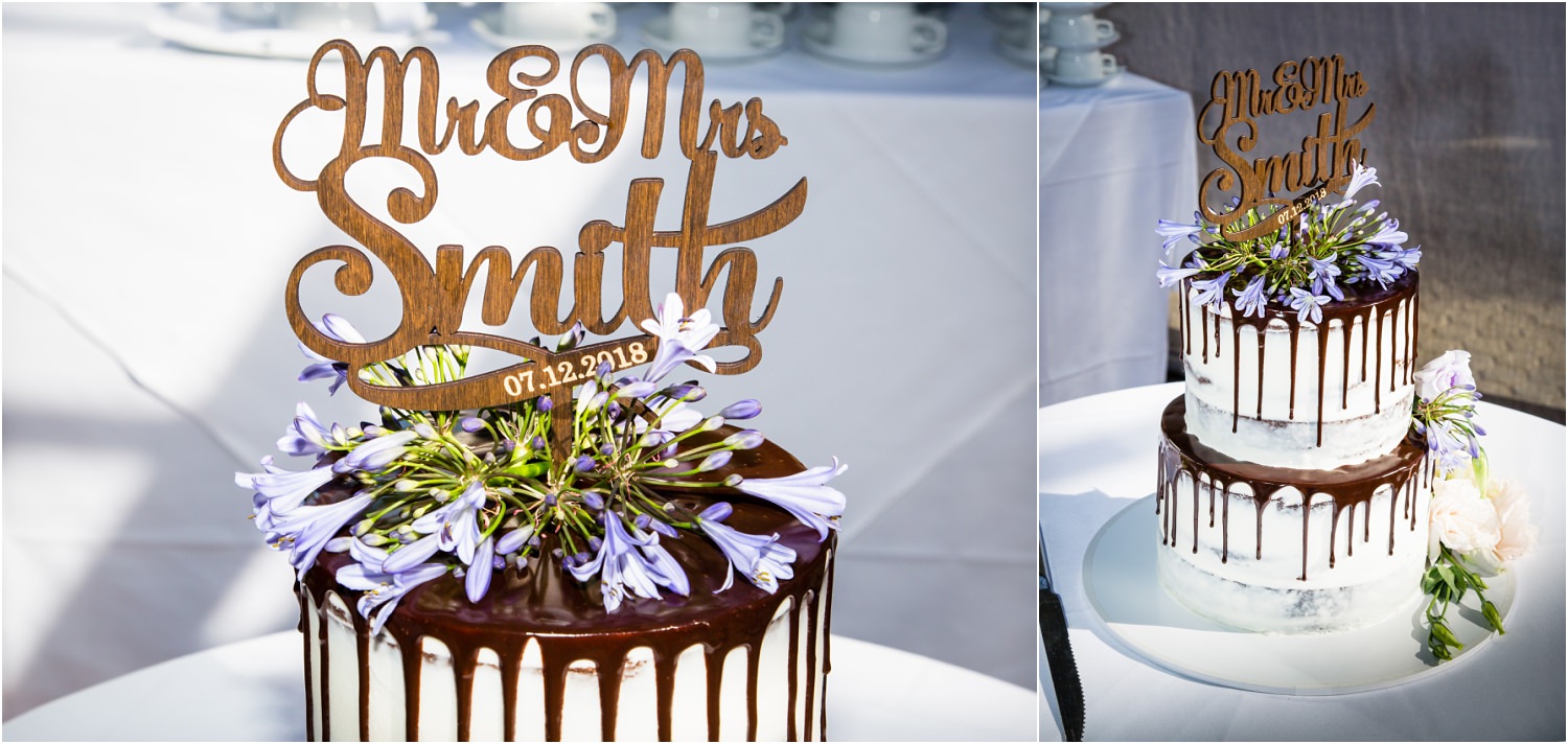 Wedding cake by Cakes of Wanaka