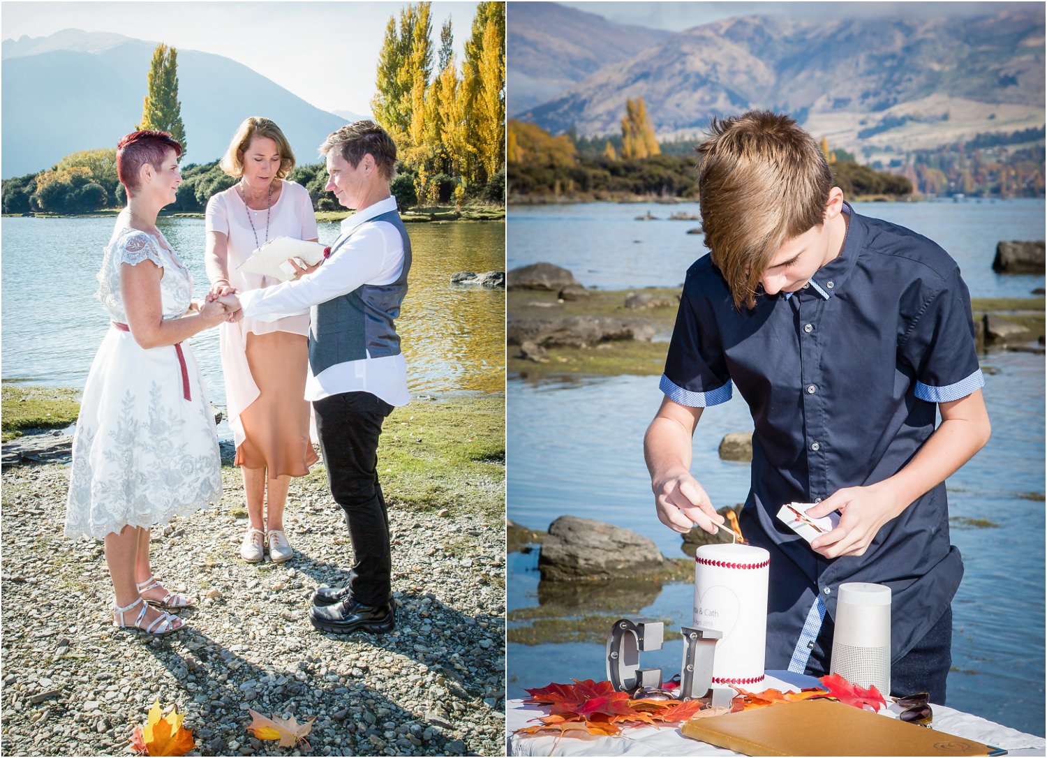 Intimate Autumn Wanaka Wedding | Wanaka Photographer Fluidphoto | Love is Love