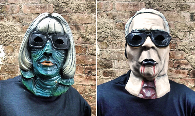 Asher Levine's Halloween mask series