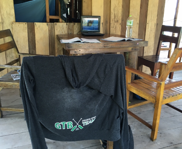 The classroom: Brought my GTB sweater with me as support while I learned all the theory and specifics behind scuba diving.