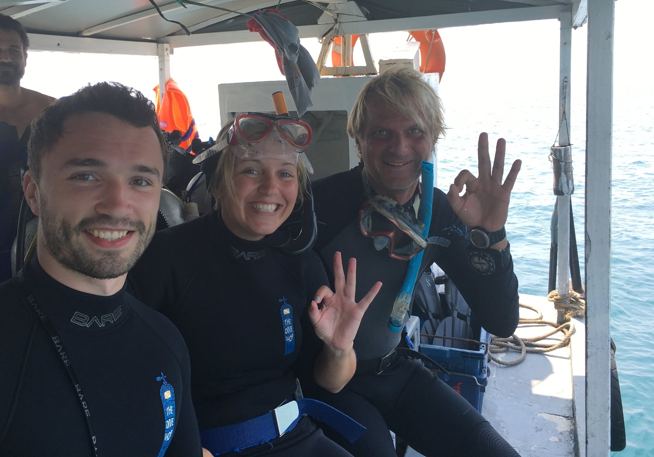 Taken after one of my first dives...