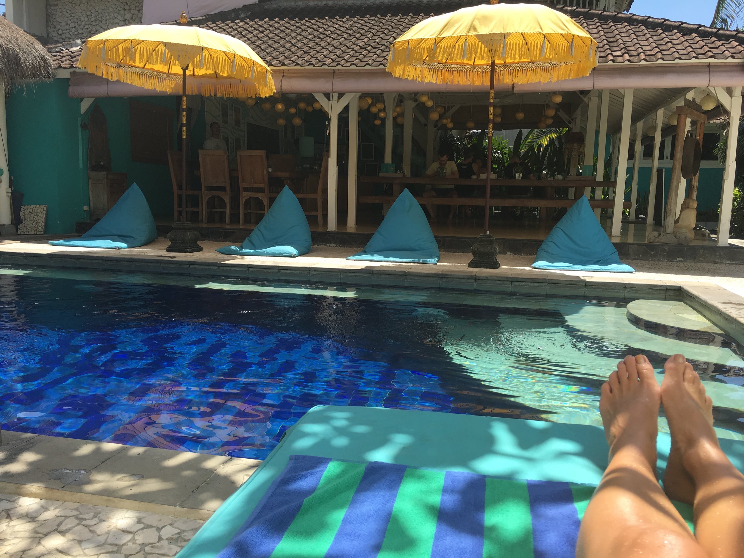 Pool side