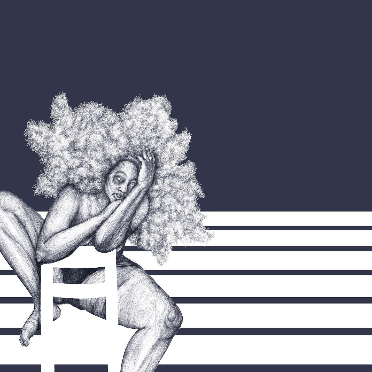 Two chairs, one room
.
.
.
#ballpointpen #pen #penart #digitalart #blackartist #bighairdontcare #curlyhair #chair #blackfemaleartist #curls #blackart #figurativeart #figuredrawing