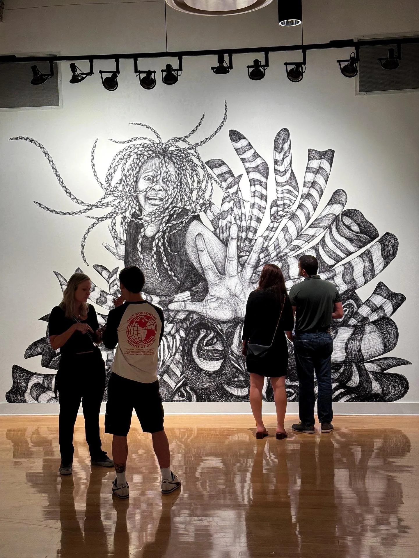 Showed “Dance for Joy” for the first time at @utampaartdept faculty show last night. Thanks for everyone who came out. The work will be up until the end of the semester.