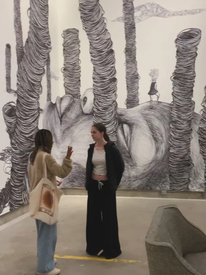 Thank you @3sartspace, Portsmouth and all the lovely people who came out this weekend to see &ldquo;Of All the Worlds We Could Have Dreamed&rdquo; up until the end of May.

Special shout out to my cousin @araadaramola and @zigzagxavier for making my 