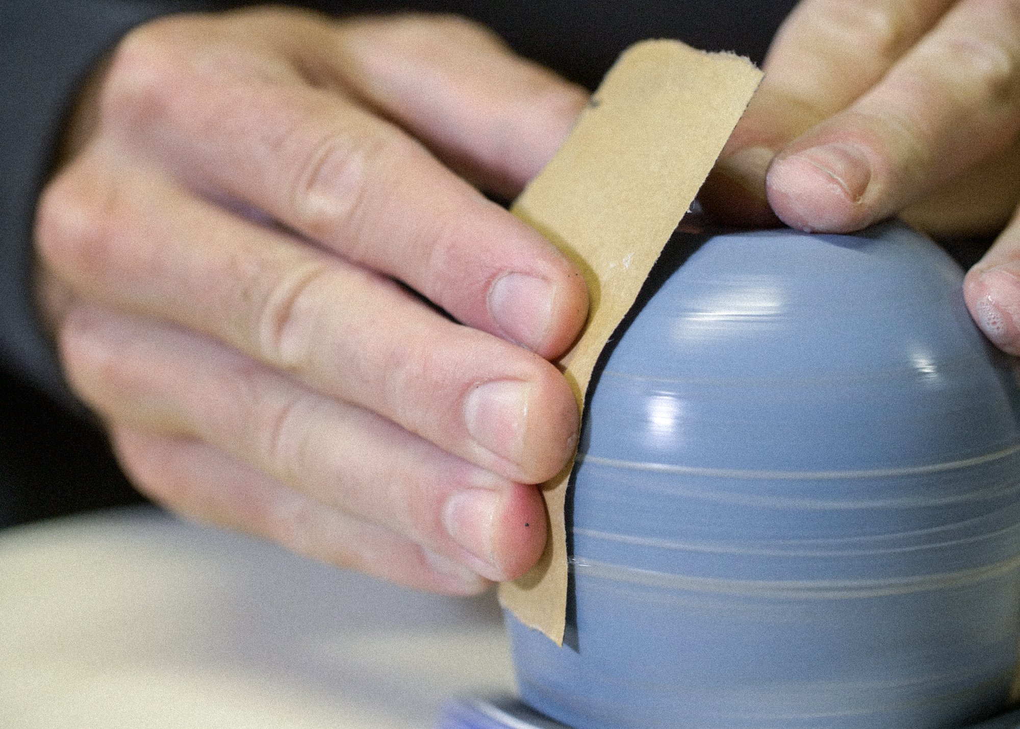 Polishing and Finishing Ceramic Tumblers