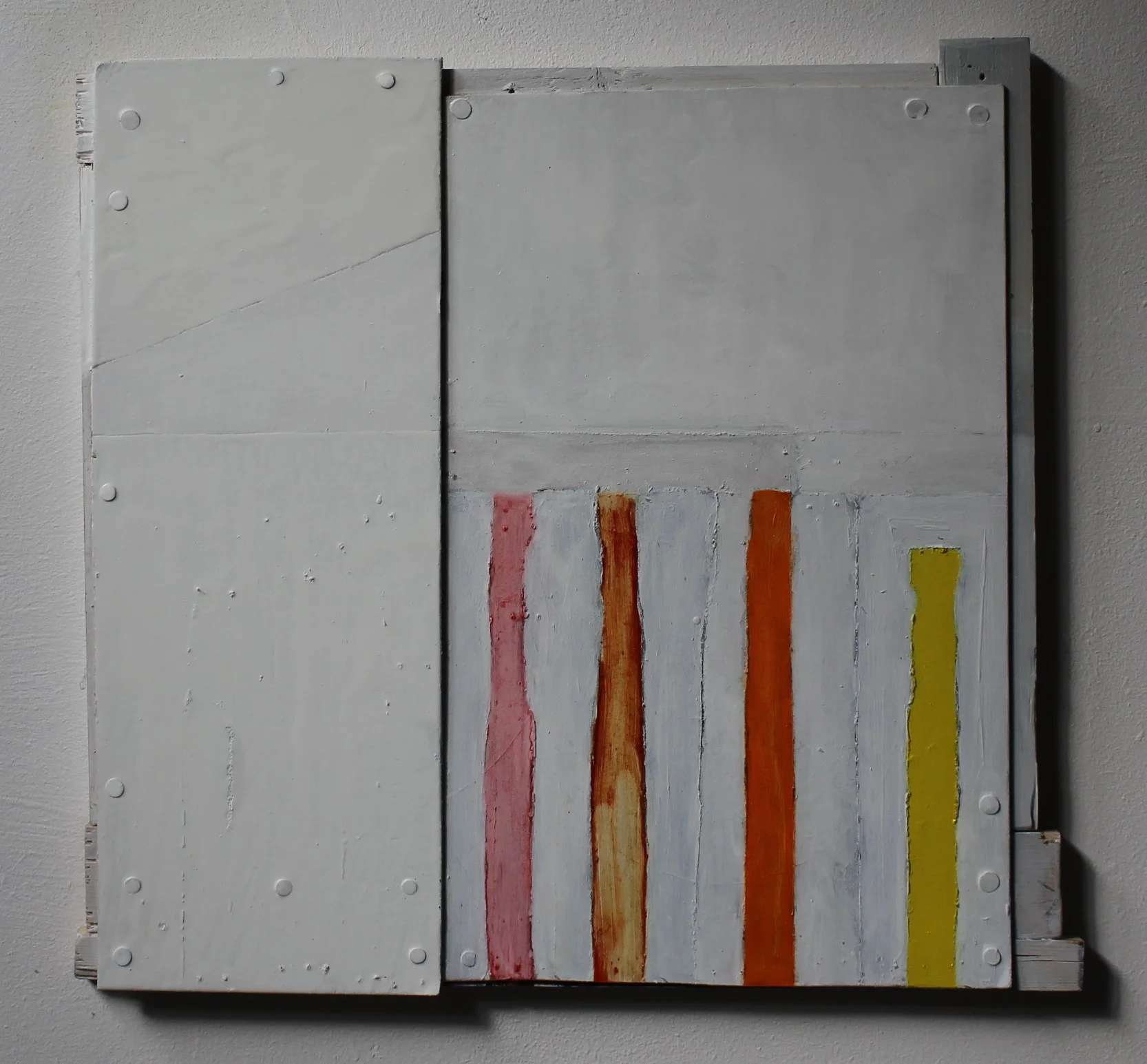 Above: 'What I made, what you made (For Agnes)', assemblage (39 x 42cm), 2015-16