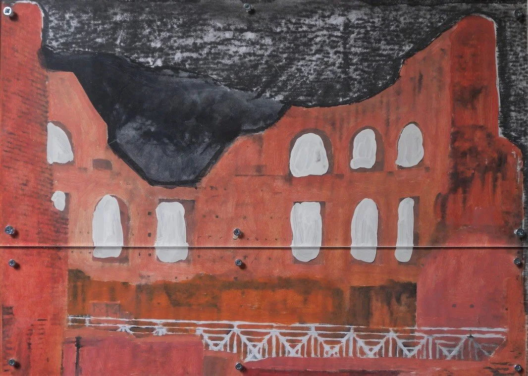 'Palatine', assemblage (31 x 42cm), 2016