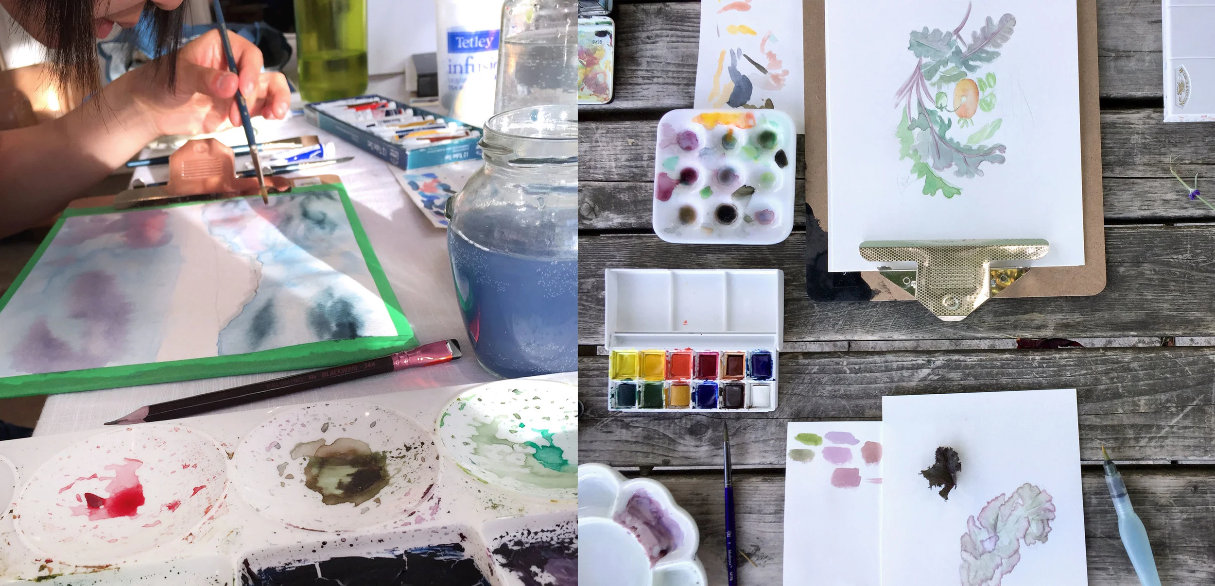 Intro to Watercolour Class - Vancouver