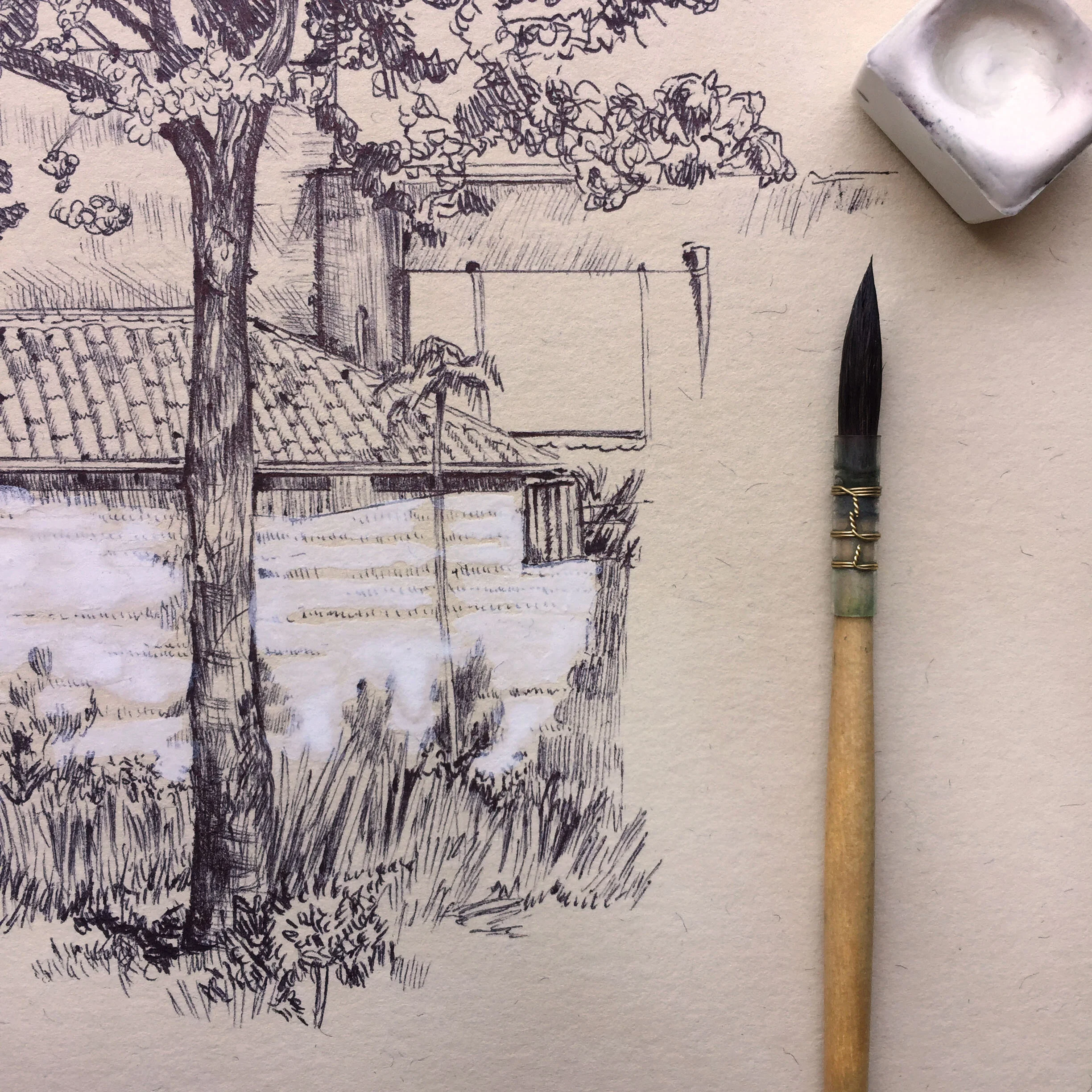 Landscapes in Watercolour &amp; Pen - Workshop