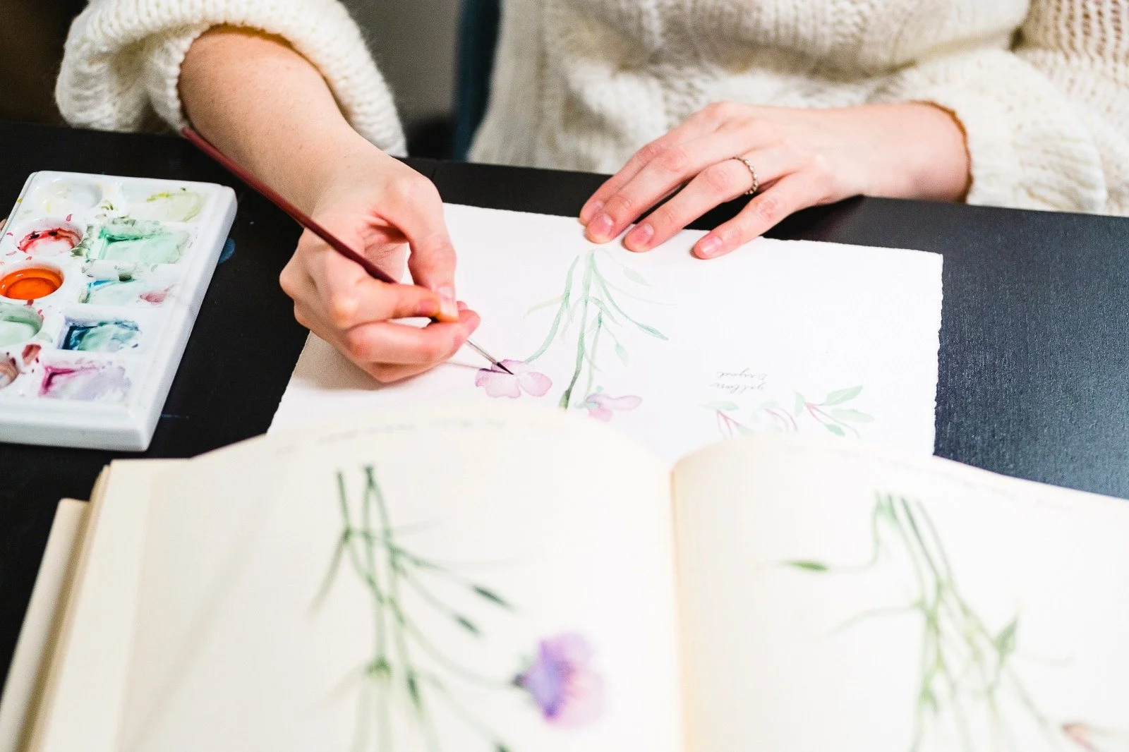 Intro to Watercolour - Wild Flowers of America