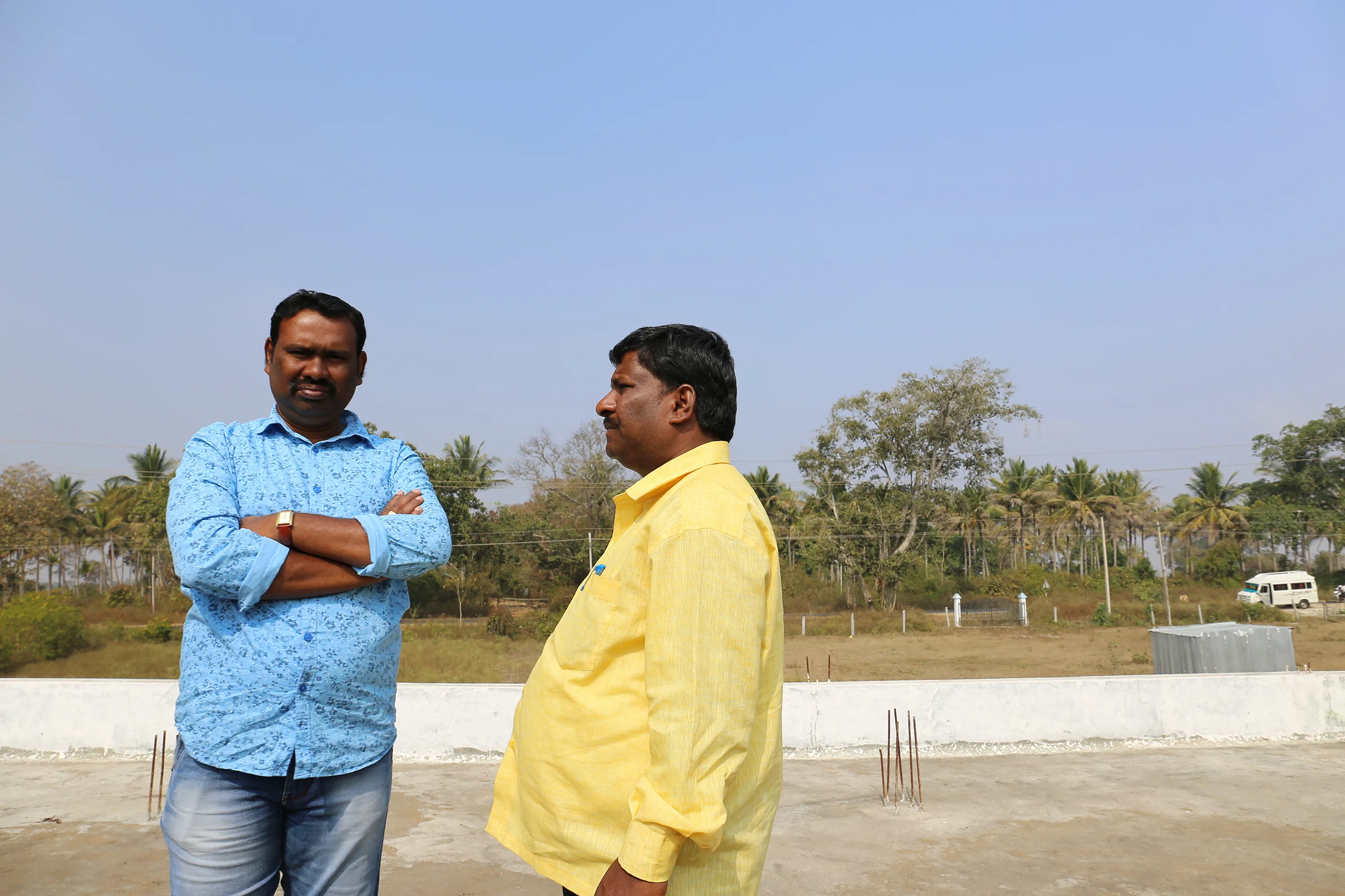 Two members of the Jeevika Free Team