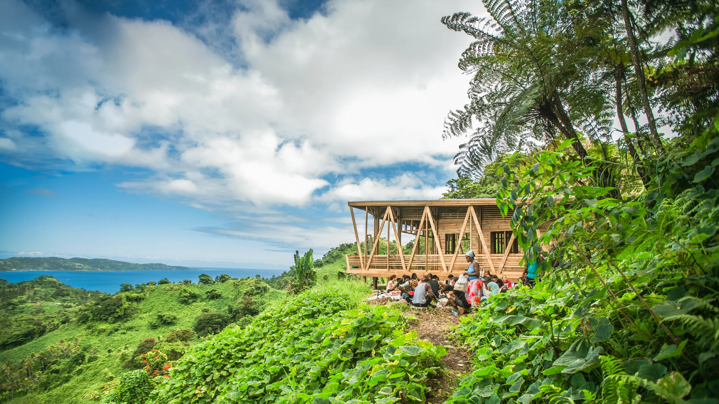 Urata Look Out Cafe . Fiji