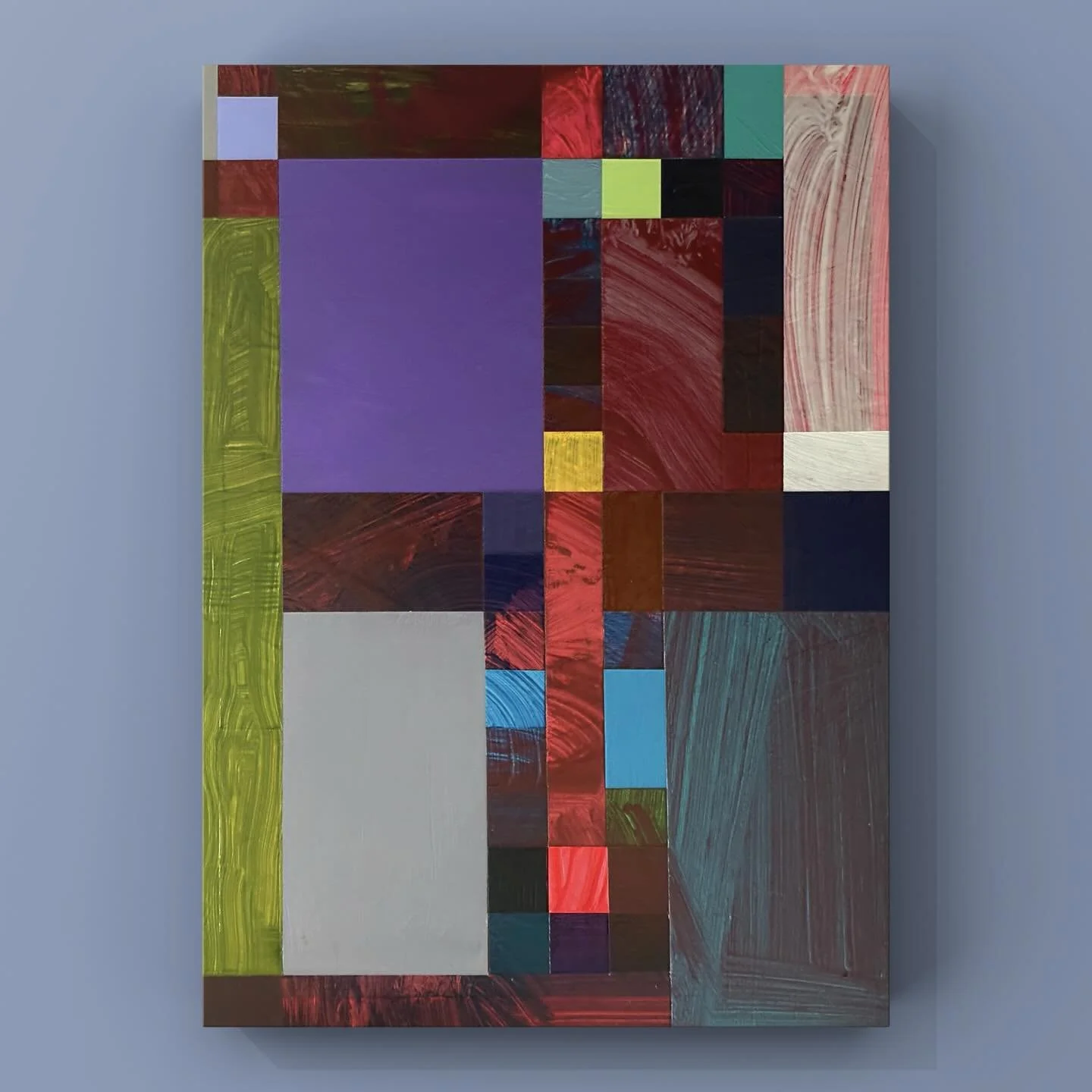 Ashby Puerorum.
Acrylic on cradled wood panel.
40 x 30 cm
.
Place Memory Colour
The small neglected cottage nestled between furrowed fields and hedgerows in a remote Lincolnshire village named Ashby Puerorum. Apart from an occasional bird sound there