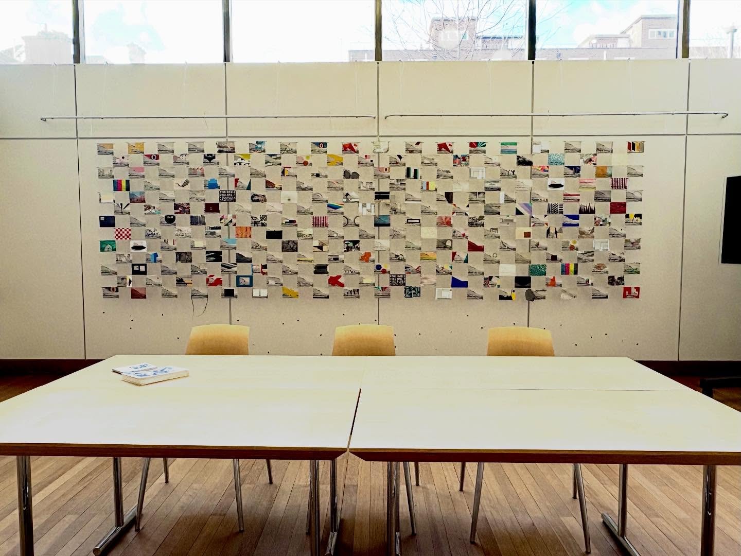 So glad to have caught this great postcard exhibition curated by @h_a_r_d_p_a_i_n_t_i_n_g 
in collaboration with Sluice and LungA School. 
Interesting to see one of my postcards, featuring chocolate and birdseed, has developed a geological type patin