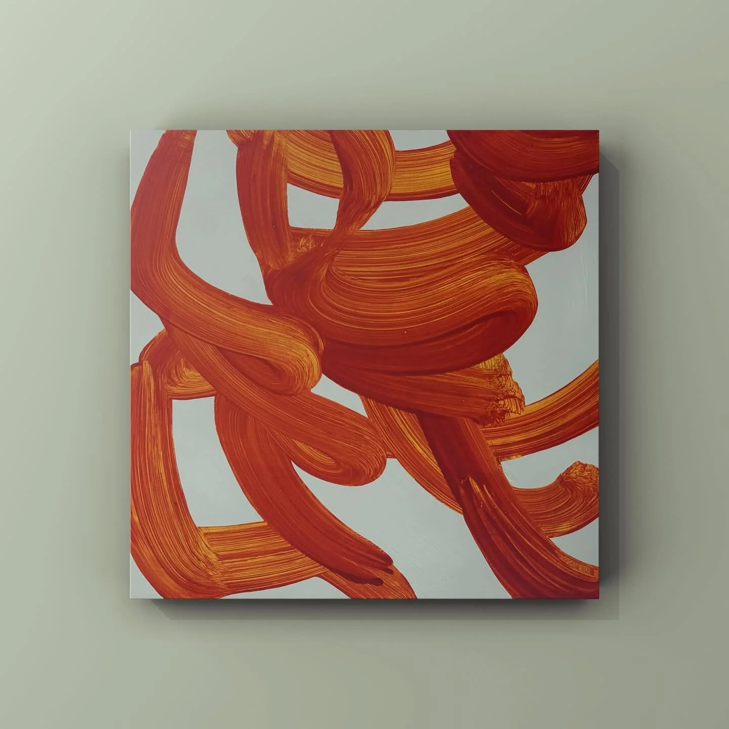 Feet to the Fire
Acrylic and emulsion on canvas
40 x 40
.

#gesture
#abstraction
#colour
#cursivewriting