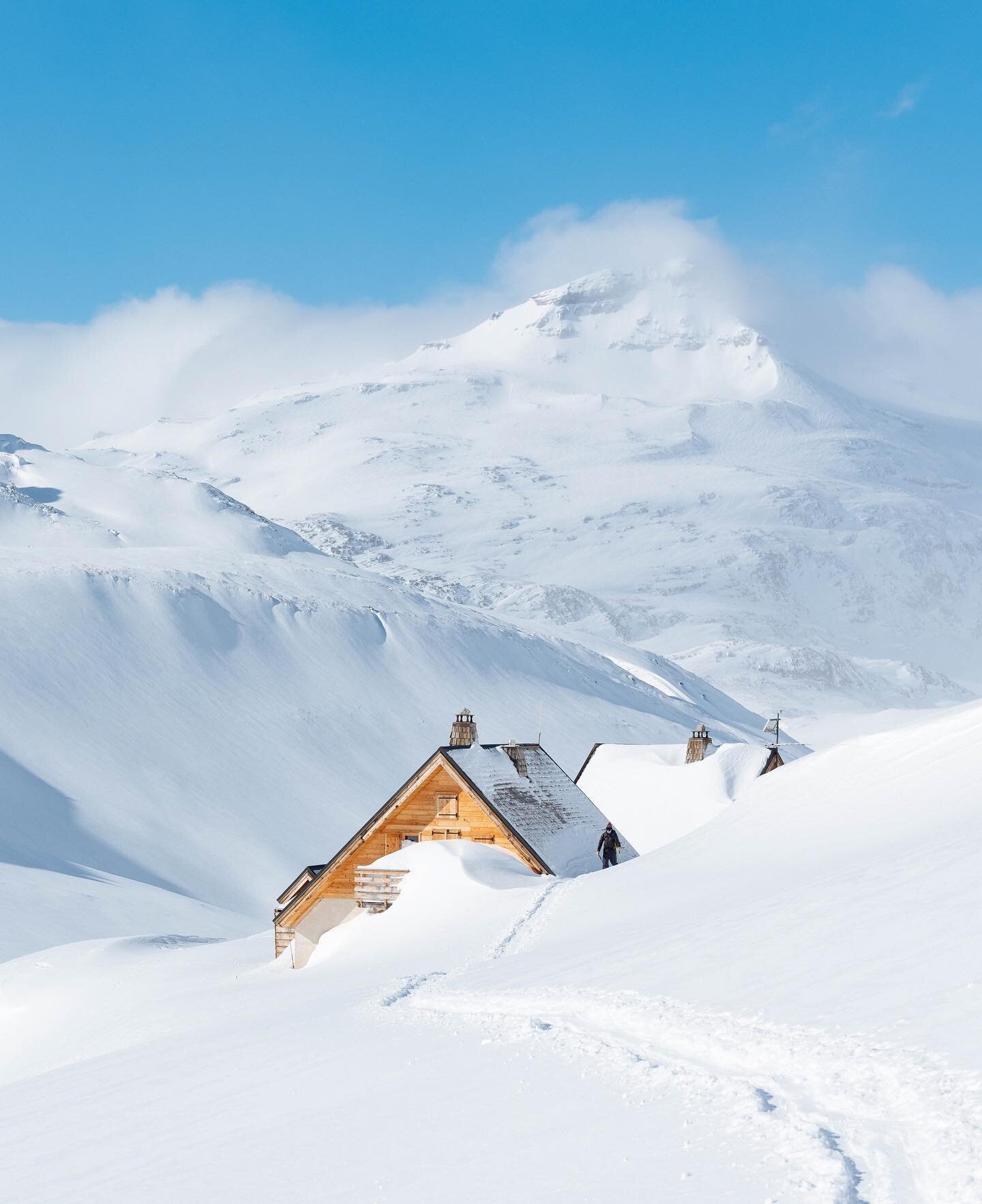 Explore further. ⁠
⁠
You will always be rewarded by nature when taking steps to follow the less explored. ⁠
⁠
On location with @valheliski backcountry trekking Tignes. ⁠
⁠
Photographer @mattporteous ⁠
⁠
#tignes #photography #adventure #mountain ⁠
⁠