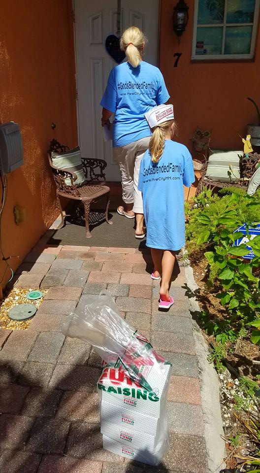 The kids were able to participate and learn what it means to share and show Christ's love in a practical way.