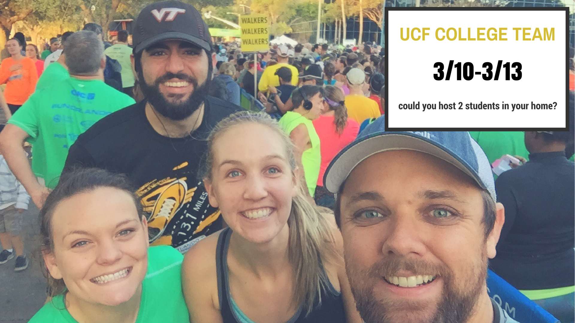 Can you host two students in your home when the UCF college group comes to minister with us? If so, please contact Info@NewCityHH.com