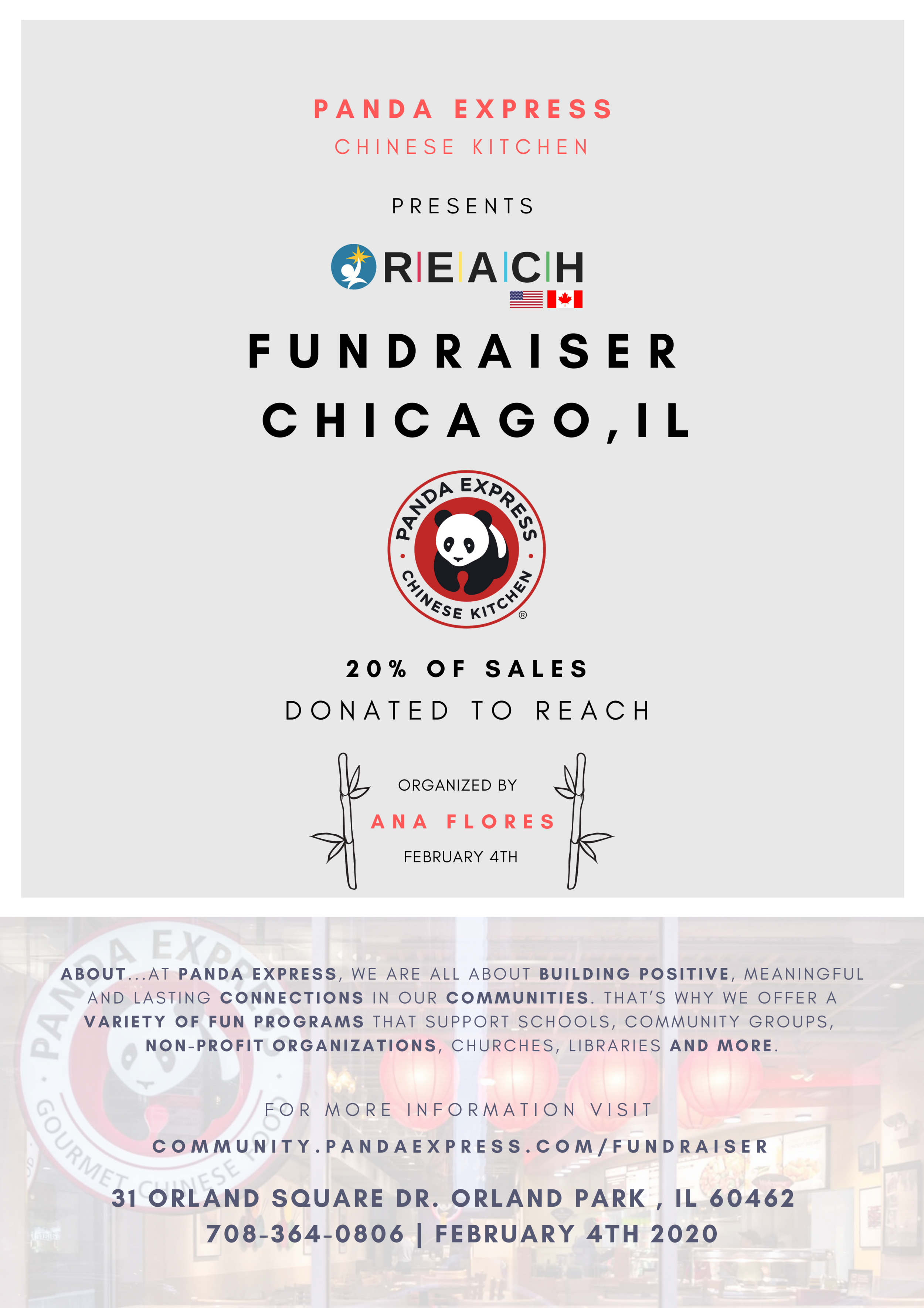 Chicago Il At The Panda Express Chinese Kitchen Reach