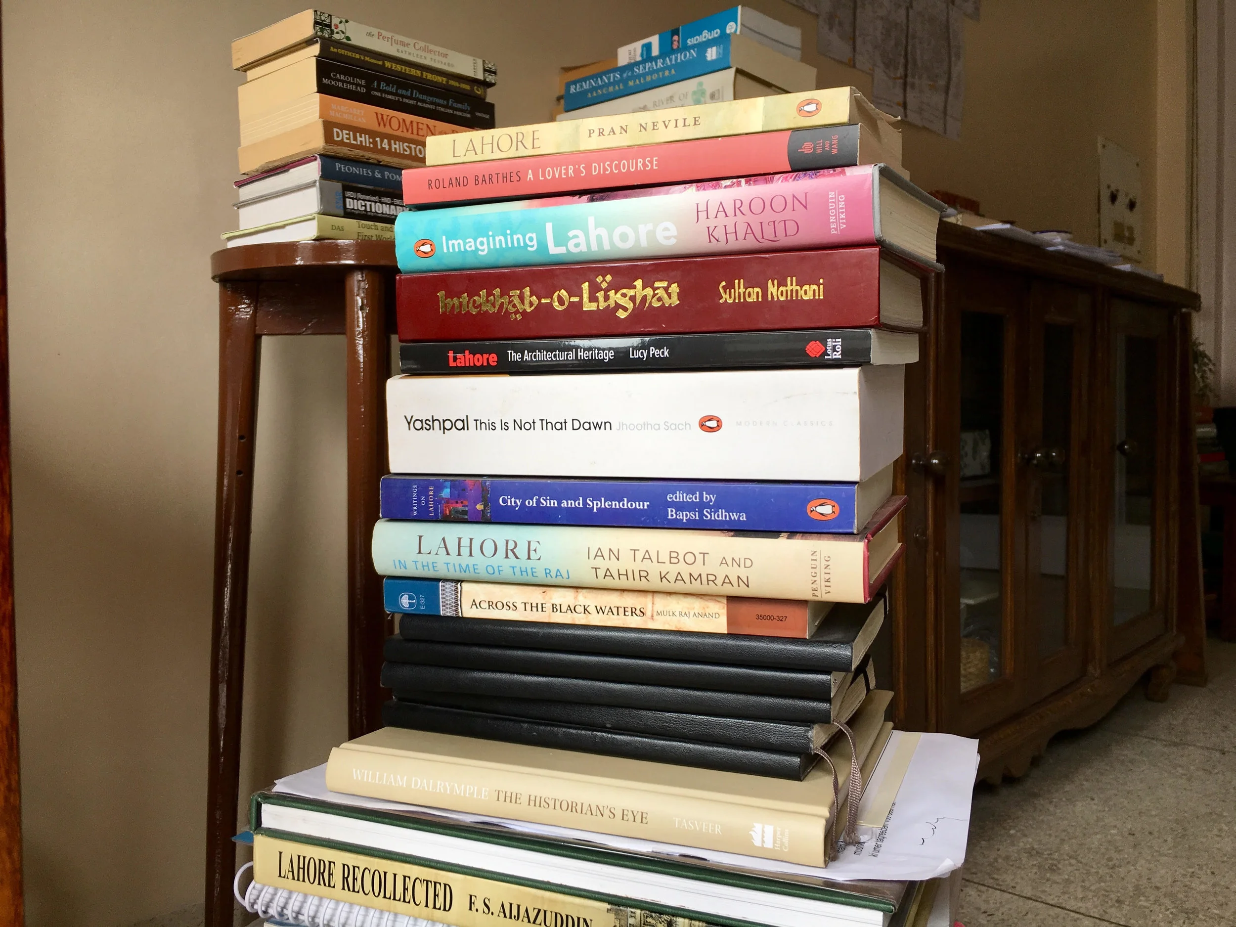 A glimpse of Aanchal’s current reading list.