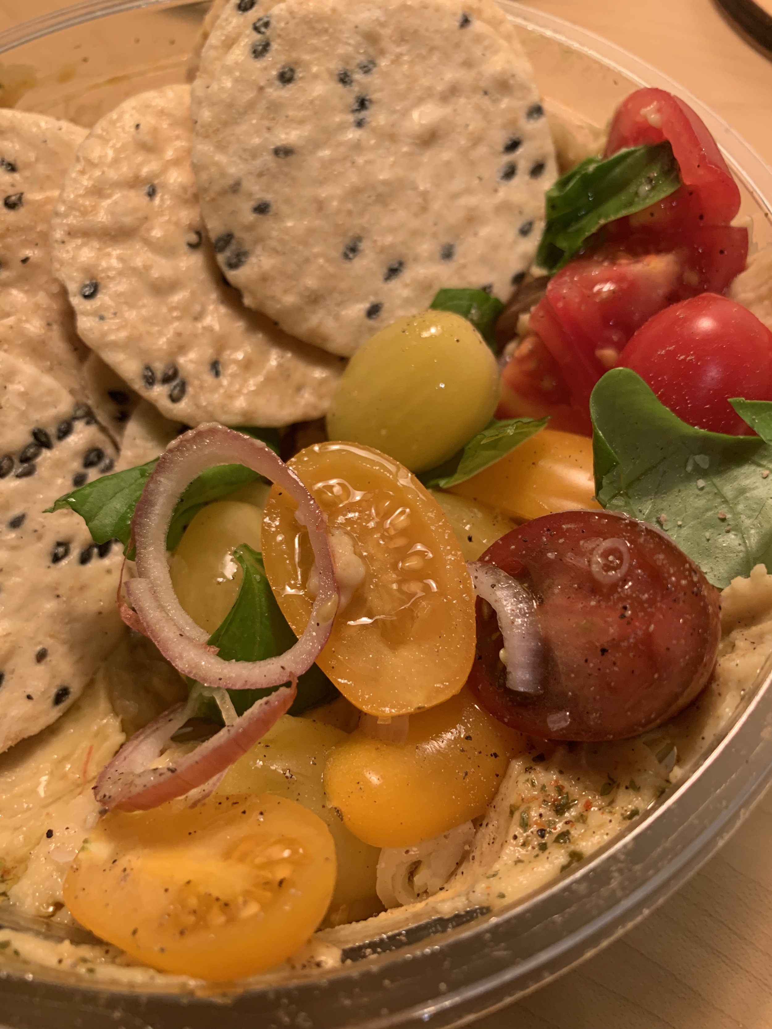 Snazzy Hummus Topper