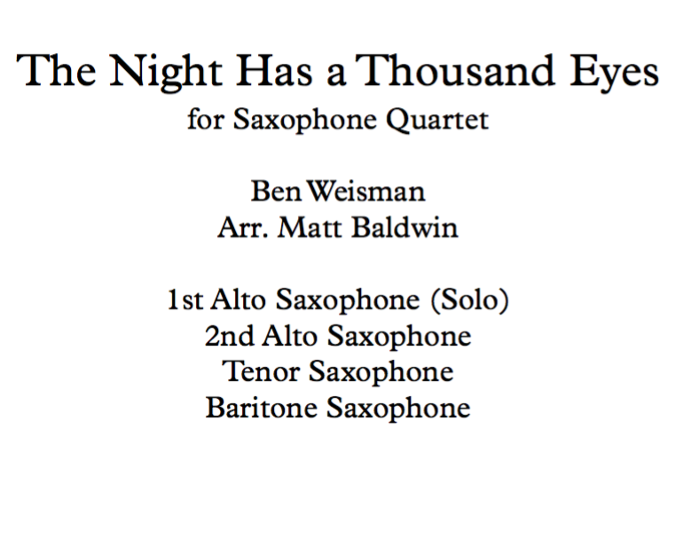 The Night Has a Thousand Eyes