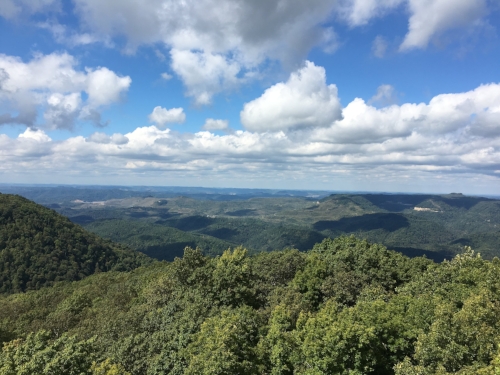 While the J-Train was running the trails, Will and I had time do some crew-sploring and catch some amazing views from the top.