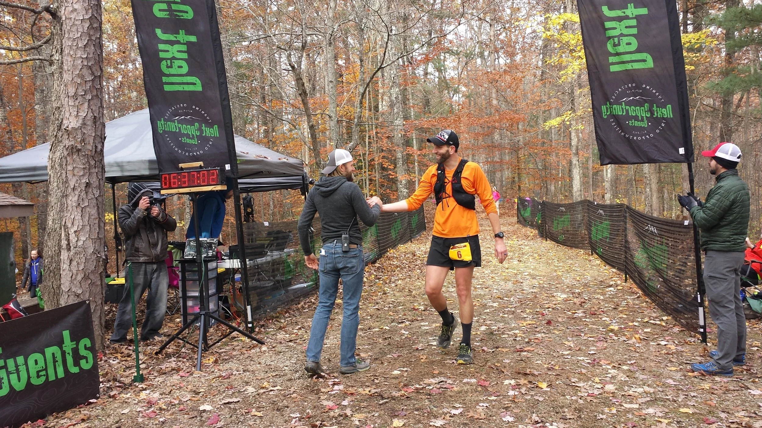 Finishing my third Rough Trail 50K