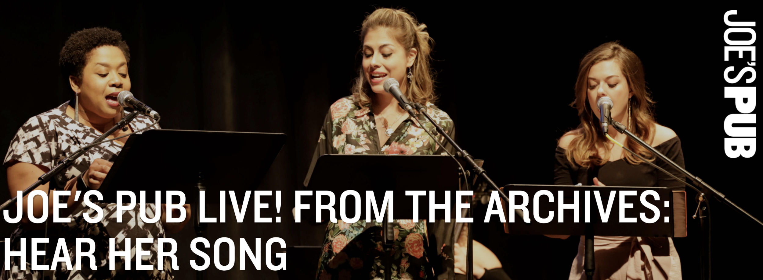 Friday at 8pm ET - Hear Her Song on Joe’s Pub Live!