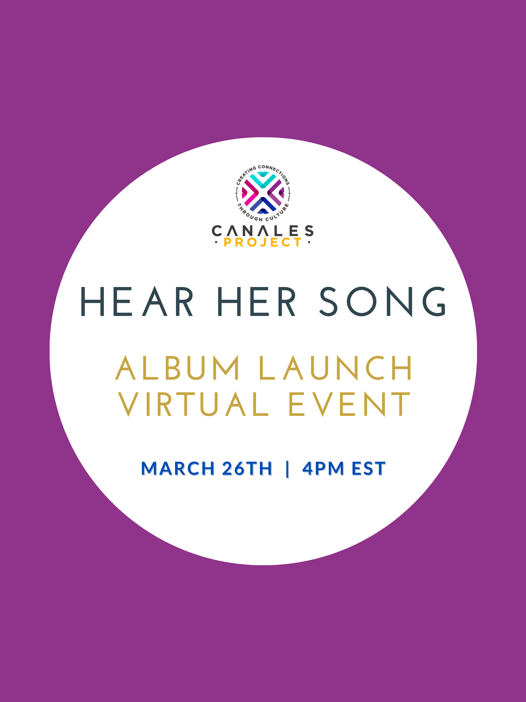 Hear Her Song Album Launch Virtual Event!