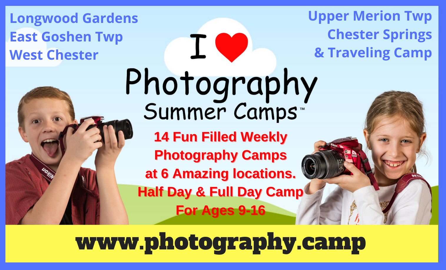 Photography Classes, and Summer Camps