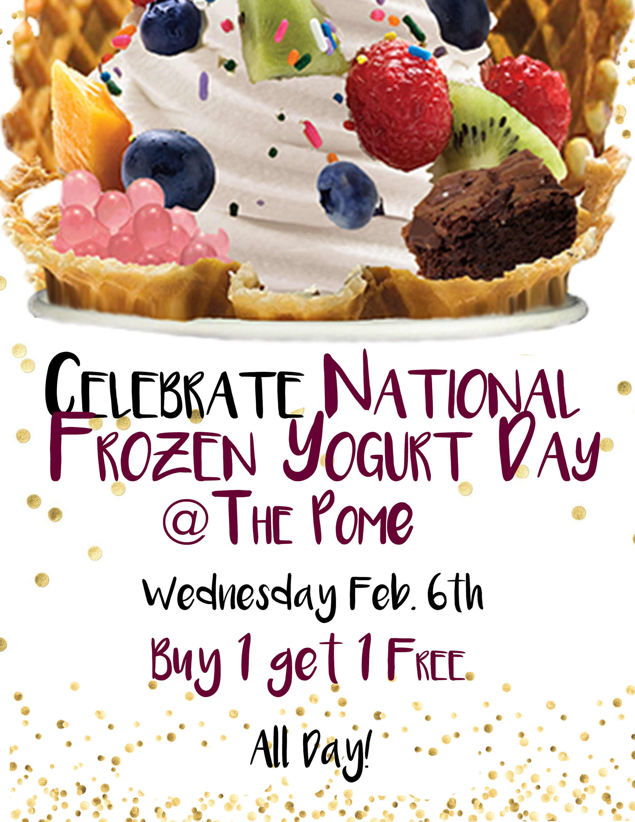 National Frozen Yogurt Day 2019