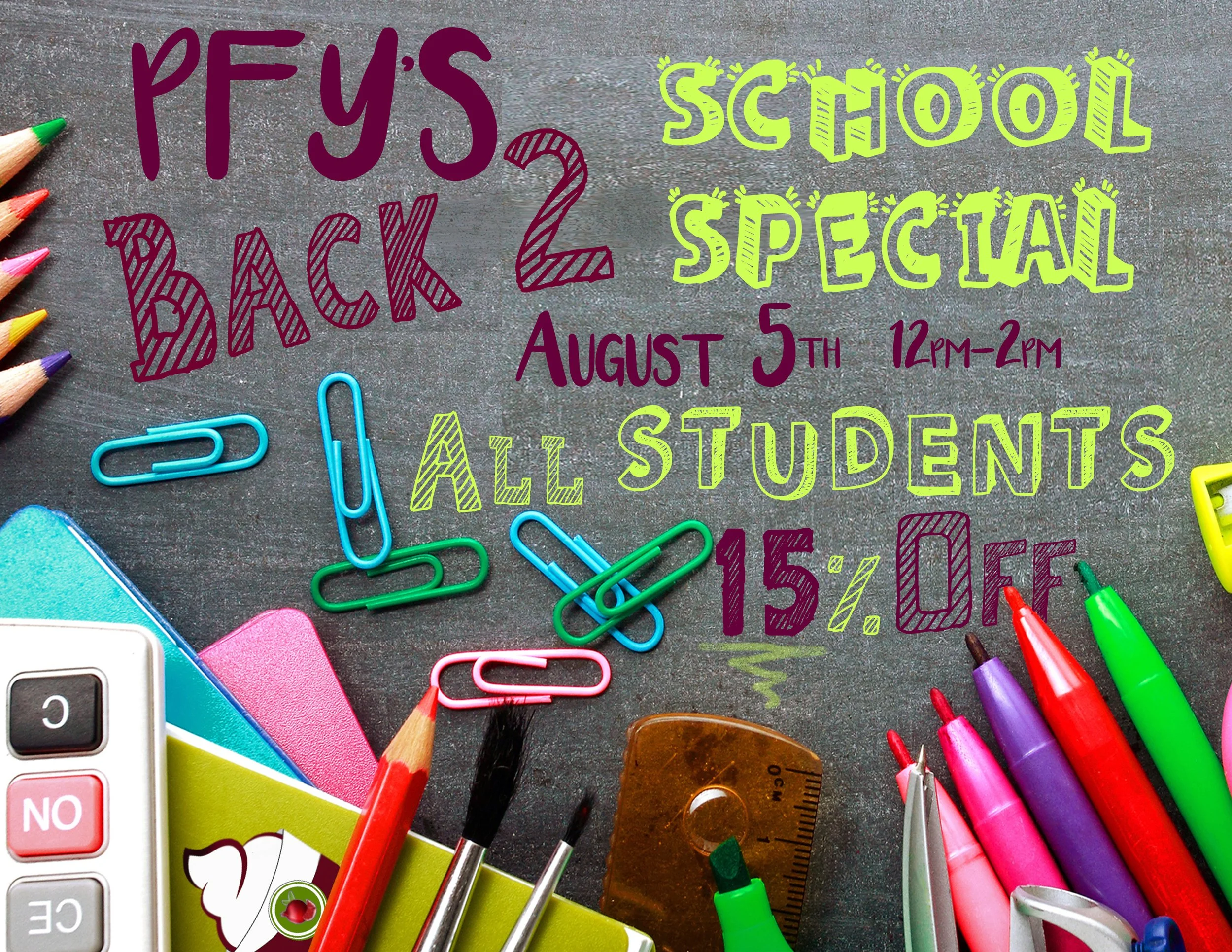 Back to School Special 