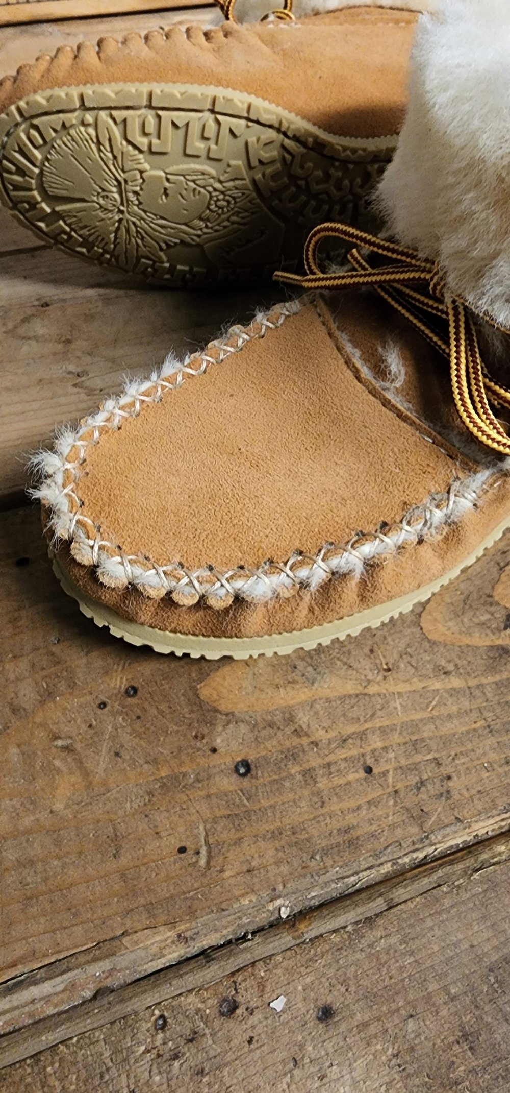 Women's Mocassin Winter Boot Leather — Wolf's Den