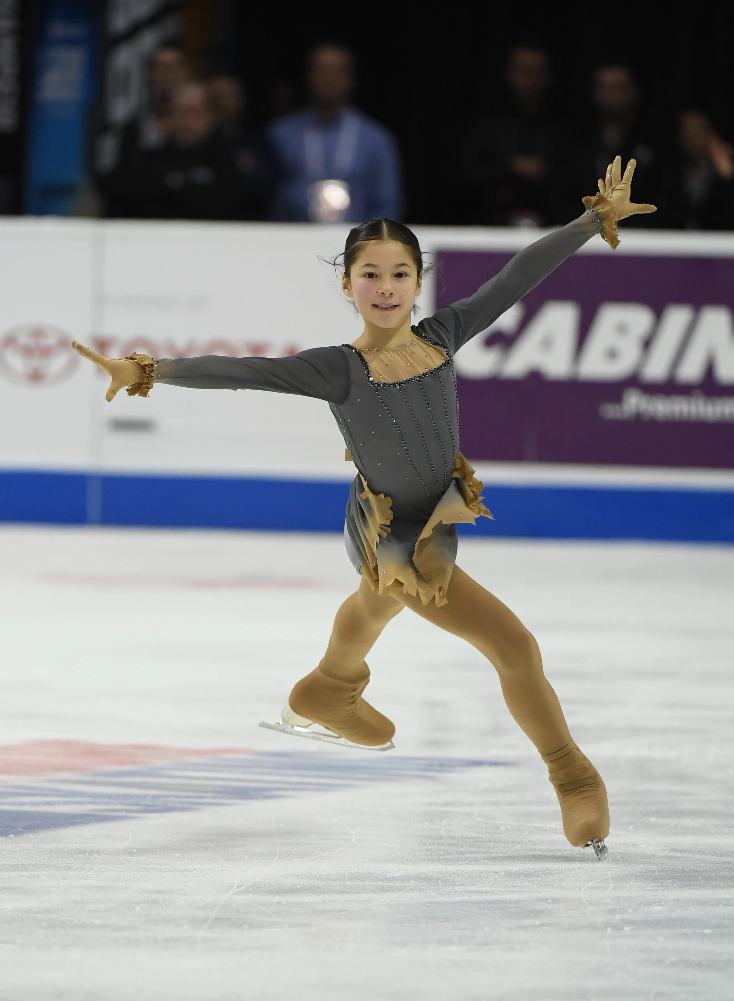 Alysa Liu won the 2018 U.S. junior title at age 12 with seven triple jumps in the free skate. (Jay Adeff - U.S. Figure Skating)