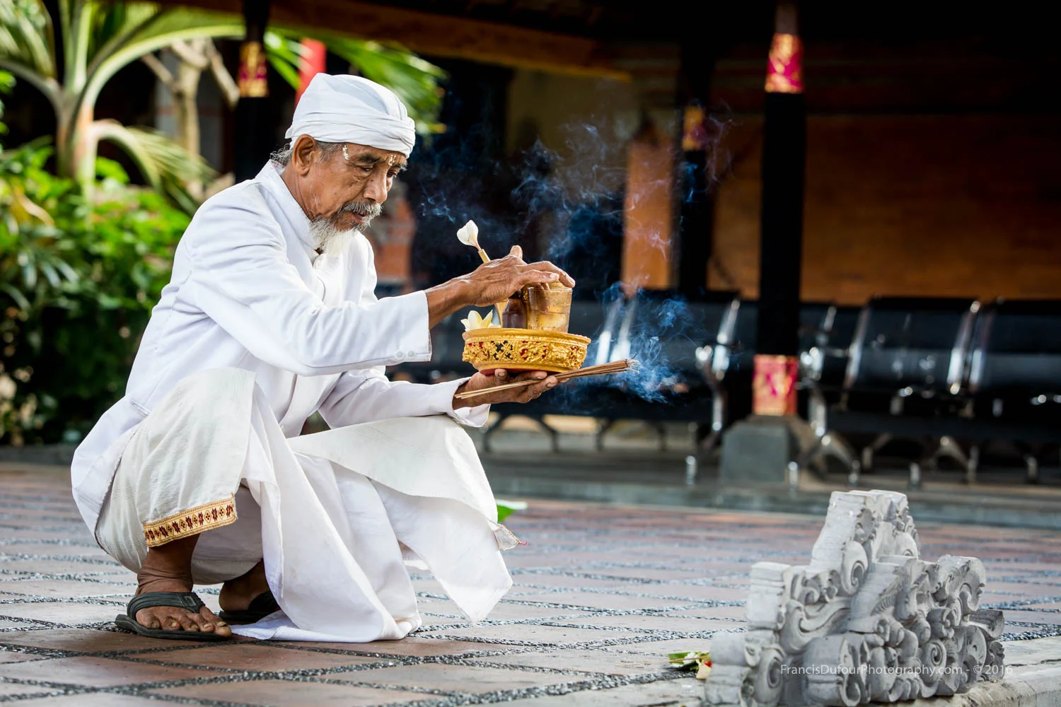 Priest at a Barong Dance