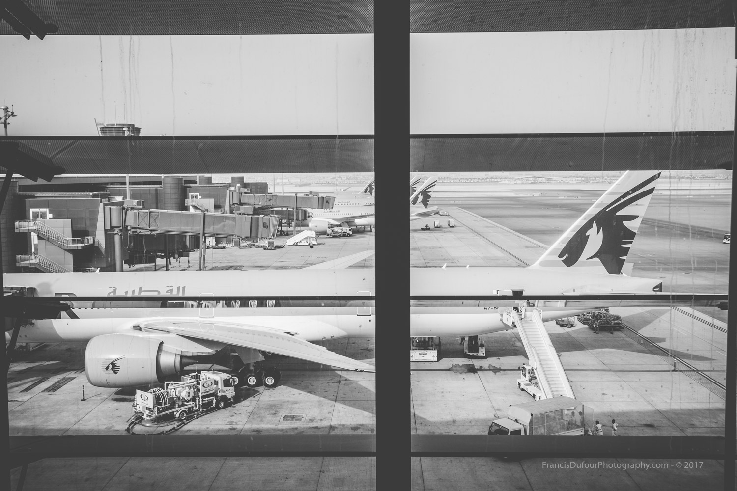 Hamad International Airport in Doha (DOH) - Qatar.