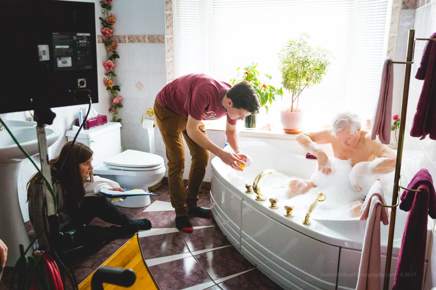 Véronique Charbonneau (Film assistant director), Jérémie Brochu Dufour (Film director) and Max Houle.