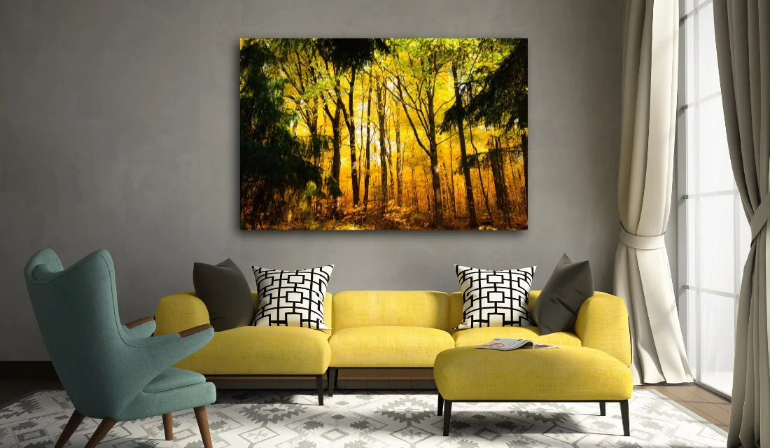 Sous-bois radieŭx - 40"x60"