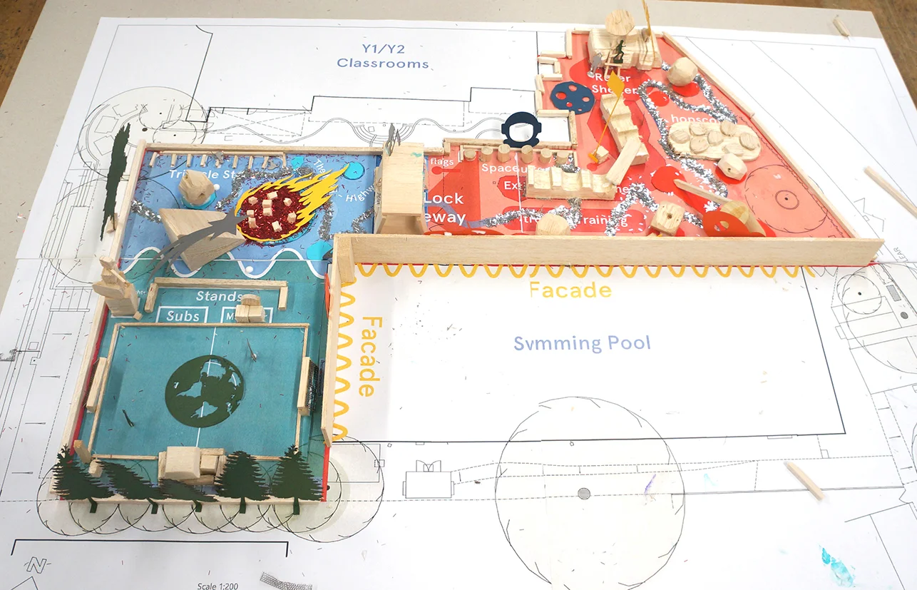 Space and the Future. A concept model for a playground.