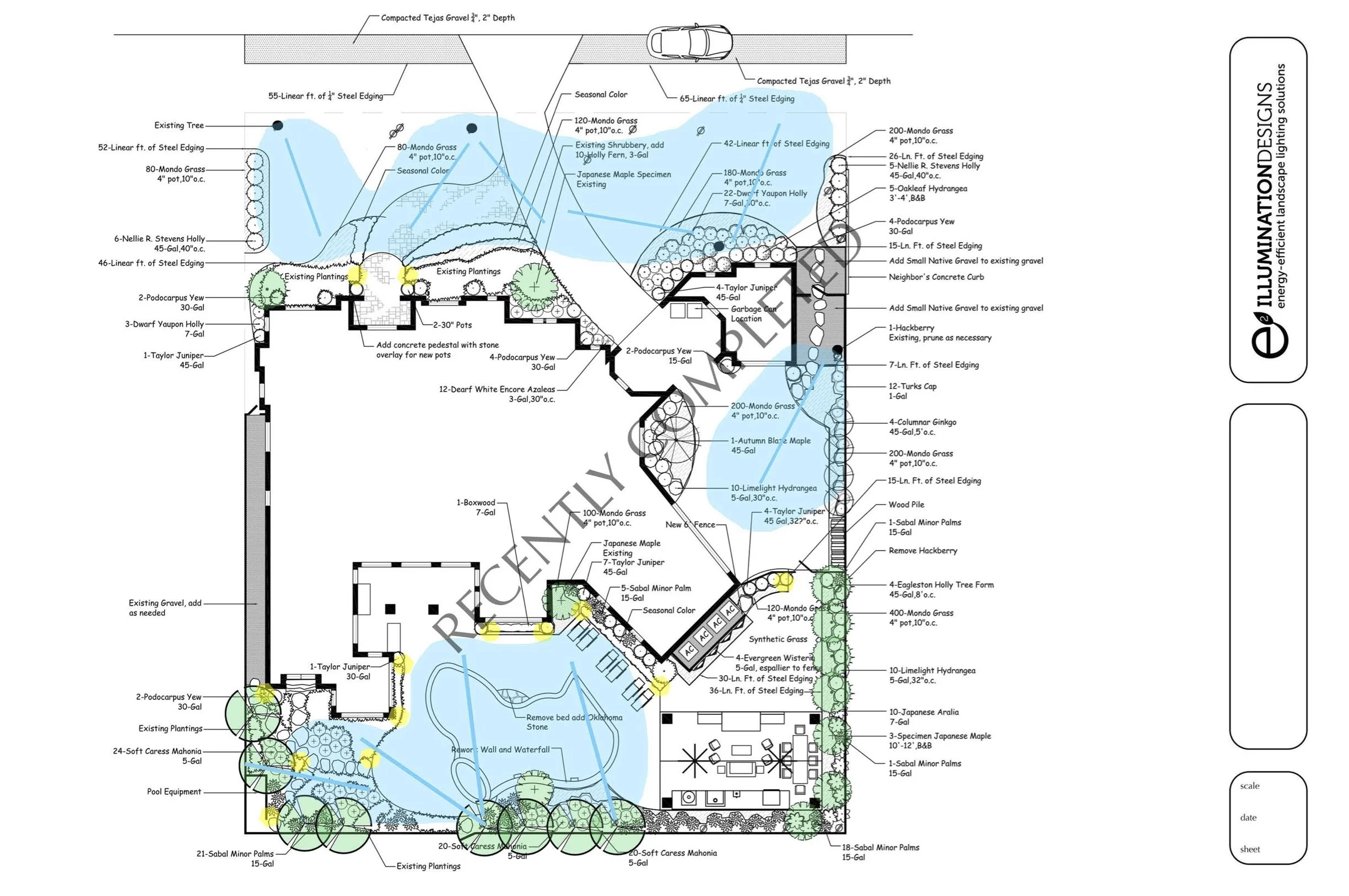 Landscape Lighting Master Plan Design / Build