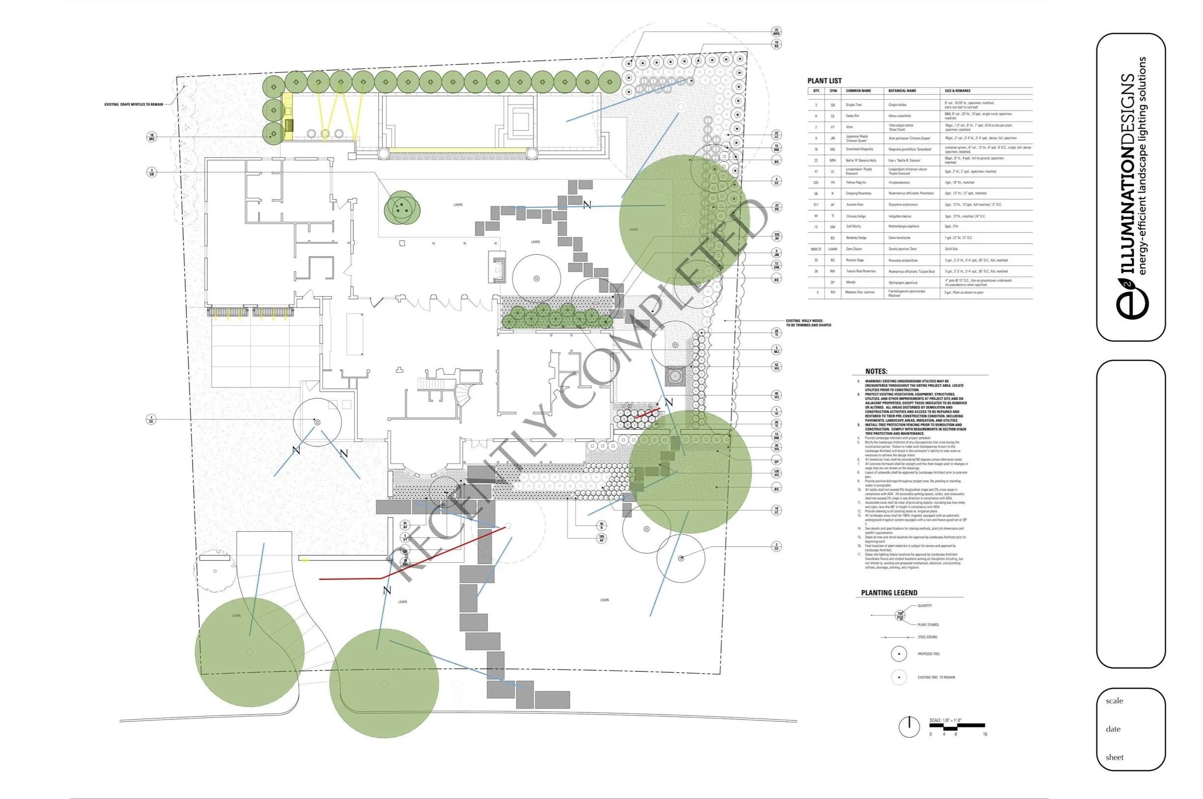 Landscape Lighting Master Plan Design / Build