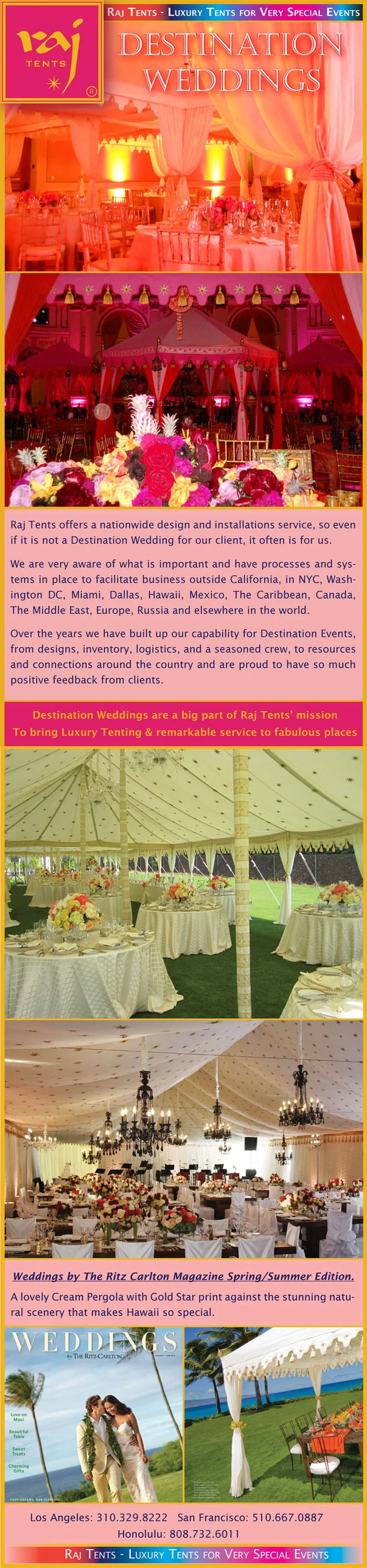 Raj Tents Destination Weddings