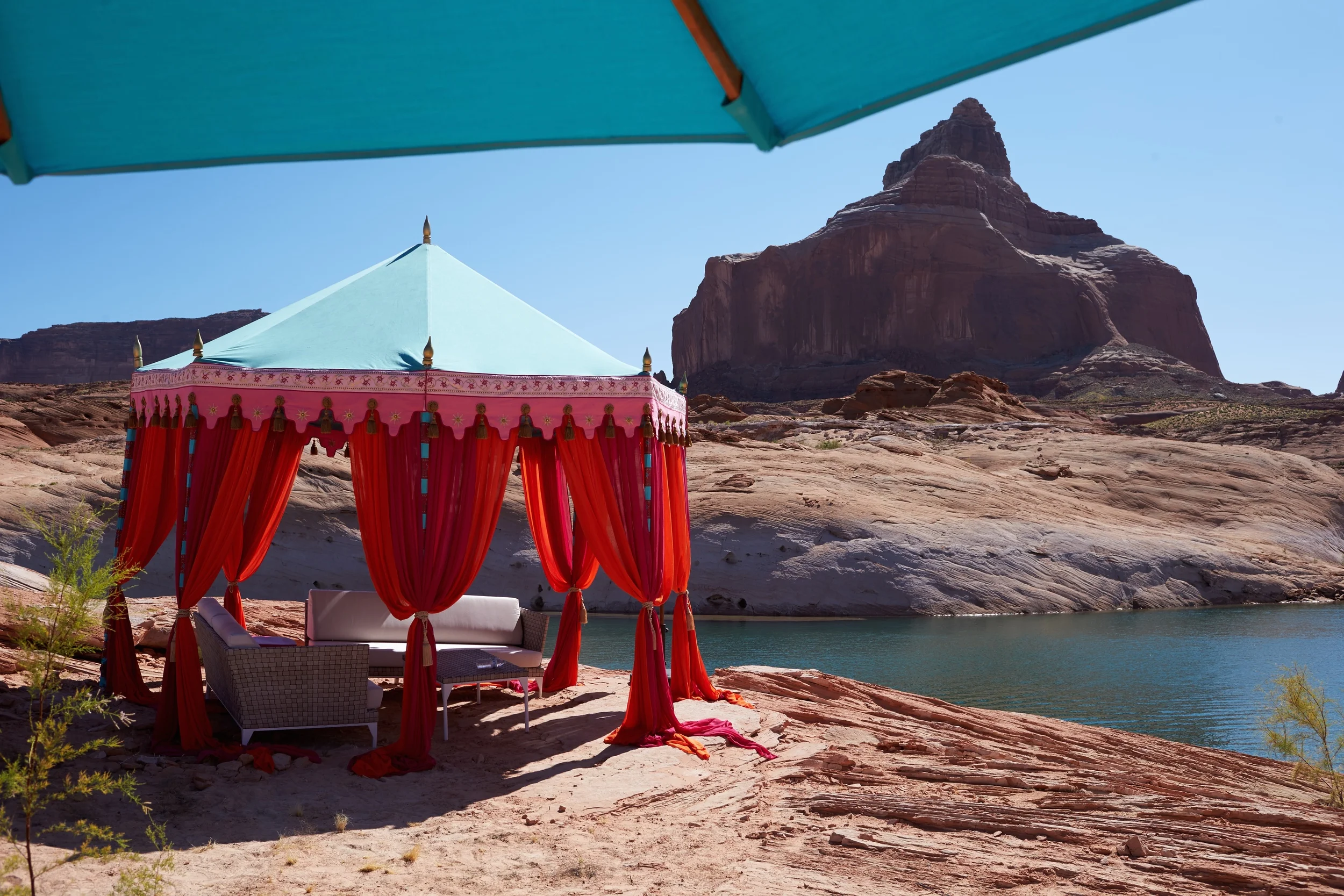 Dramatic setting for Desert Beach Dance Party