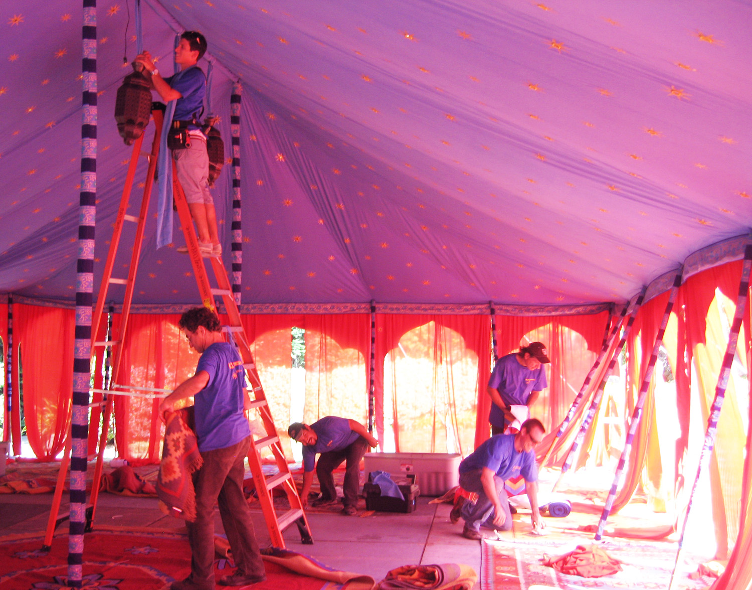 Our SF Bay Area crew installing a Grand Marakkesh in Atherton, CA