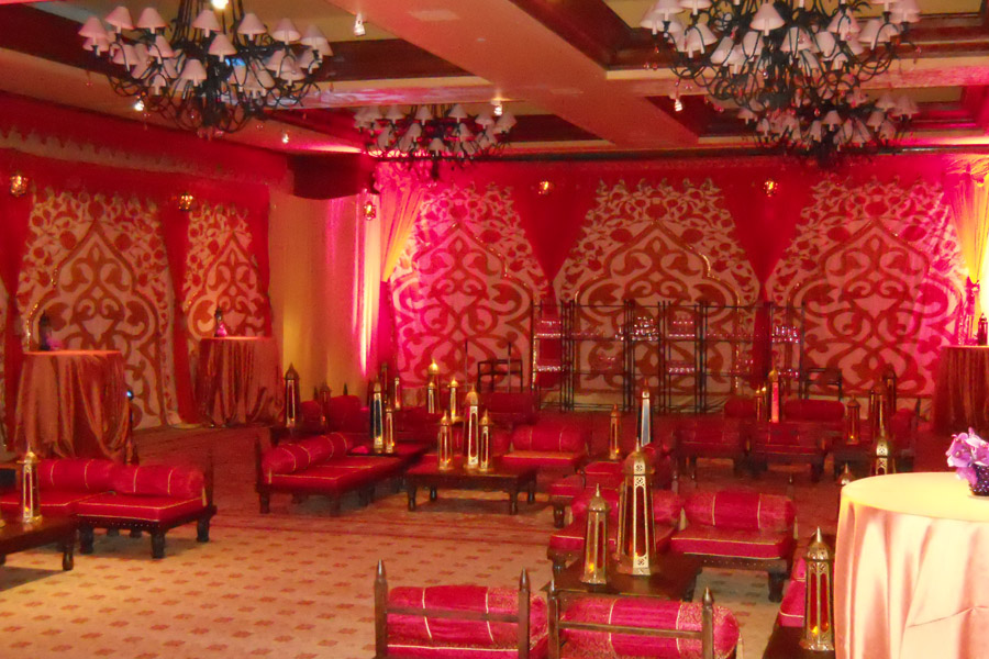 Mughal Arch ballroom transofrmation red and orange 2.jpg